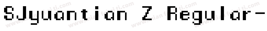 SJyuantian Z Regular字体转换